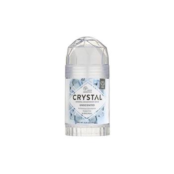 美國CRYSTAL-長效淨味約24小時礦物鹽身體固體除臭棒-無香款120g/大條(晶燦綺肌體香石,運動汗味腋下狐臭消臭石,全天乾爽體香膏)