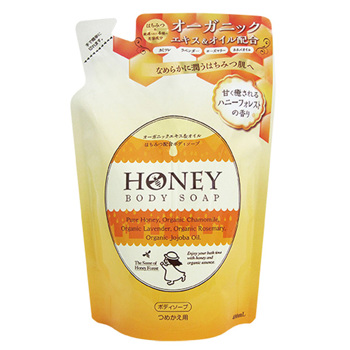 GG 蜂蜜沐浴乳-補充包400ml《日藥本舖》【金石堂、博客來熱銷】