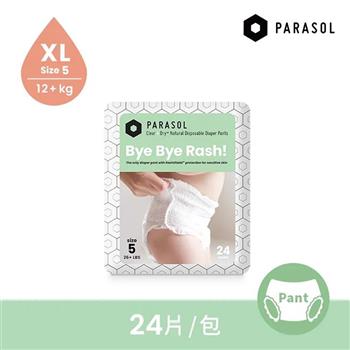 【Parasol】 Clear ＋ DryTM 新科技水凝果凍褲/尿褲/紙尿褲/褲型尿布 5號/XL （24片/袋）【金石堂、博客來熱銷】