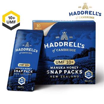 【壽滿趣-Haddrells】紐西蘭活性麥蘆卡蜂蜜隨身包UMF10＋(80g)【金石堂、博客來熱銷】
