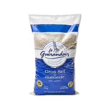 法國GUERANDE葛宏德-天然灰海鹽5kg/袋(調味鹽,粗鹽大包裝)【金石堂、博客來熱銷】