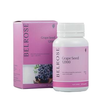 澳洲Belrose 頂級葡萄籽精華膠囊(1入組 30顆/瓶) 即期品-2025年12月到期