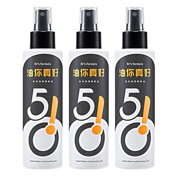 《台塑生醫》Dr's Formula 510油你真好-柔亮潤澤精華油(升級版)150mlx3入