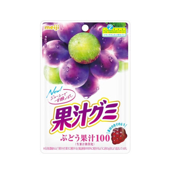 明治 果汁QQ軟糖54g葡萄《日藥本舖》