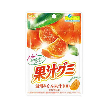 明治 果汁QQ軟糖54g溫州蜜柑《日藥本舖》【金石堂、博客來熱銷】
