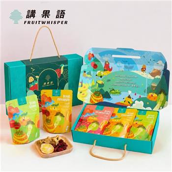 【講果語】輕盈果物禮盒_果乾3入組(芭樂果乾、草莓果乾、鳳梨果乾)