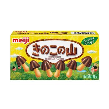 明治 香菇造型盒裝餅乾40g 巧克力《日藥本舖》【金石堂、博客來熱銷】