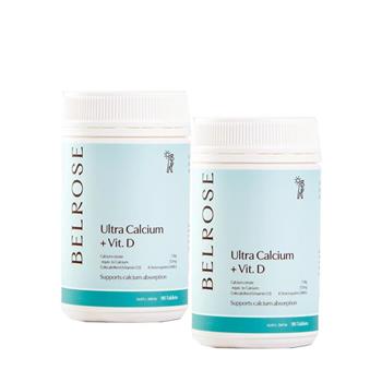 澳洲奧倍美 Belrose 鈣+維他命D3錠(2瓶 90顆/瓶) 即期品-2025年11月到期
