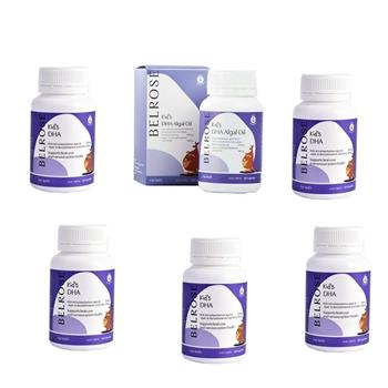 澳洲Belrose 兒童DHA藻油膠囊 6入組 60顆/瓶 即期品-2026年2月到期