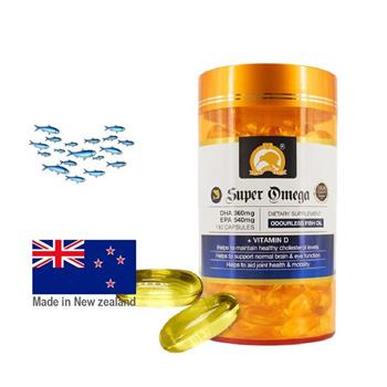 【壽滿趣】金奇維Kiwi Golden Kiwi 紐西蘭頂級OMEGA高濃度維他命D魚油膠囊(60粒)【金石堂、博客來熱銷】