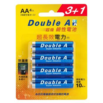 Double A 鹼性電池/AA/3號/4入/S11/C23