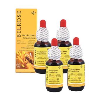 澳洲澳倍美 Belrose 麥蘆卡蜂膠精華液(4入組 25ml/瓶) 即期品-2026年3月到期