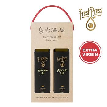 【壽滿趣-FreshPress】澳洲頂級冷壓初榨酪梨油禮盒(250mlx2)