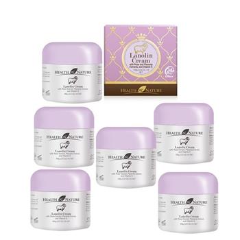 澳洲HEALTH NATURE 玫瑰美肌綿羊霜含玫瑰胎盤素維他命E(6入組 100g/罐)