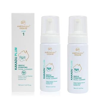 澳洲 G&M 卡卡杜玻尿酸水潤潔面慕斯 即期品-2026年5月到期(2入組 150ml/瓶-專業級)