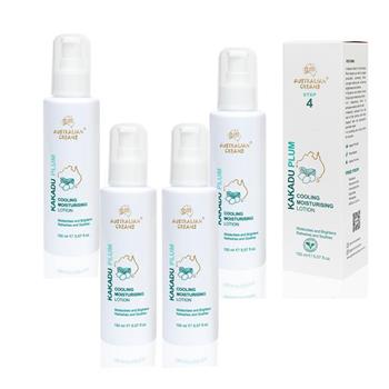 澳洲 G&M 即期品 卡卡度涼感潤膚乳液-2025年12月到期(4入組 150ml/瓶-專業級)