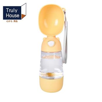【Truly House】寵物外出水糧杯 水糧多合一 PRO 旋轉收納/飲水瓶/餵水器/遛狗/隨行杯