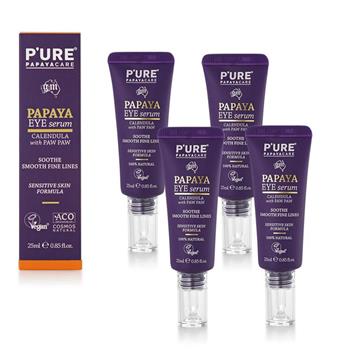 澳洲 Pure Papayacare 木瓜眼精華含玻尿酸金盞花(4入組 25ml/瓶-專業級)