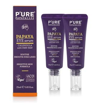 澳洲 Pure Papayacare 木瓜眼精華含玻尿酸金盞花(2入組 25ml/瓶-專業級)