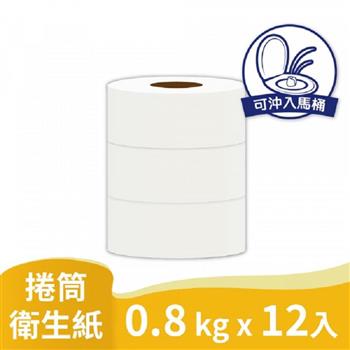 春風 大捲筒衛生紙0.8KGX12入/箱