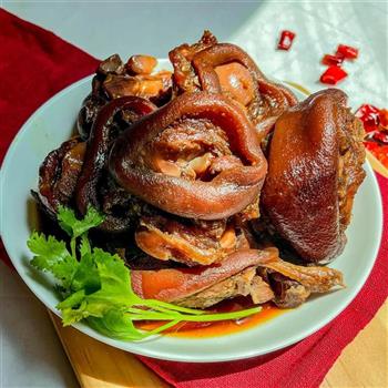 【巧食家】滷豬腳 1000g/包 (內含豬腳圈、豬腳蹄)