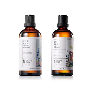 【薰衣草森林 Select】按摩油 系列 100ml (2款可選) | 按摩 刮痧 馬殺雞 Massage Oil