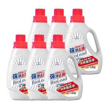 《台塑生醫》BioLead超濃縮強淨去漬洗衣精1.2kg(6瓶入)