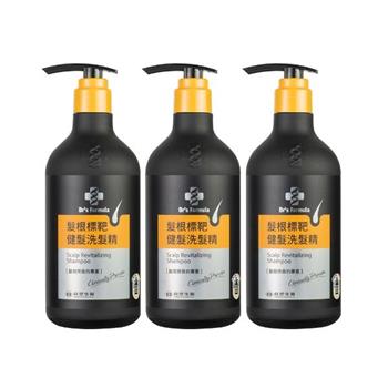 《台塑生醫》Dr's Formula髮根標靶健髮洗髮精580g*3入