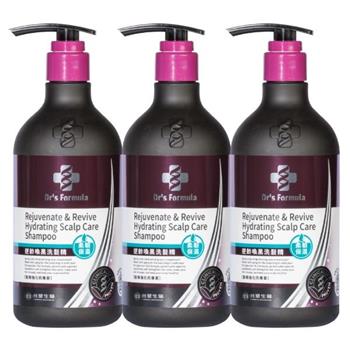 《台塑生醫》Dr’s Formula逆齡喚黑洗髮精(柔韌保濕款)580g*3入
