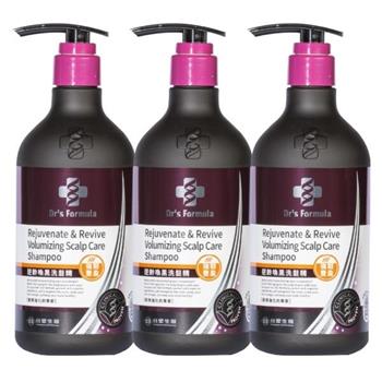 《台塑生醫》Dr’s Formula逆齡喚黑洗髮精(強韌豐盈款)580g*3入