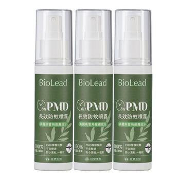 《台塑生醫》BioLead PMD長效防蚊噴霧80g(3入/組)