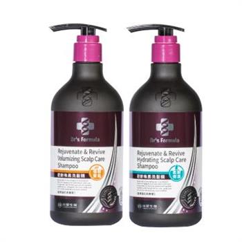 《台塑生醫》Dr’s Formula逆齡喚黑洗髮精(強韌豐盈款+柔韌保濕款)580g*2入