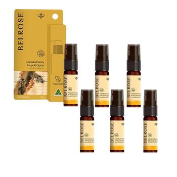 澳洲澳倍美 Belrose 麥蘆卡蜂膠口腔噴劑-(6 入組 25ml/瓶)