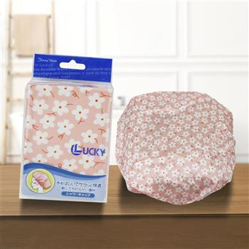 日本製花卉浴帽-3入
