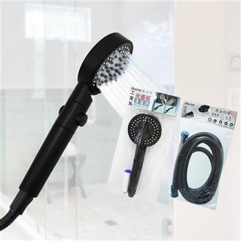 工業風大面板蓮蓬頭x1+水管-200cmx1