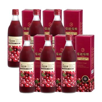 【台糖】蔓越莓醋600ml(6瓶/組)