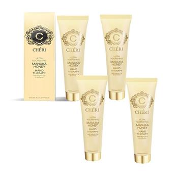澳洲 Cheri 頂級養護曼努考蜂蜜護手霜-4入組 75ml/瓶
