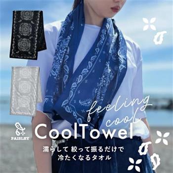 【日本 PAISELY 】 圖騰 涼感毛巾 (3色可選) 涼感毛巾 涼感巾 冰涼巾 日本涼感毛巾 運動毛巾