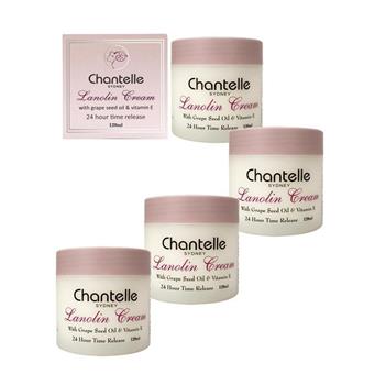 【澳洲 Chantelle】綿羊霜含葡萄籽油及維他命E (4入組 120ml/罐)