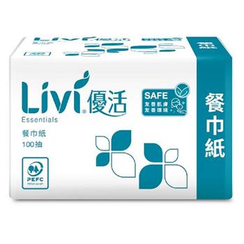 優活 餐巾紙 9吋 100抽×36包/箱