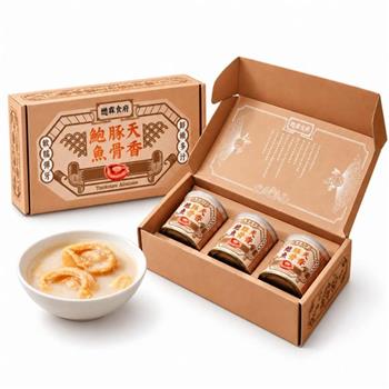 【懋霖食府】天香豚骨鮑魚禮盒(3入組)