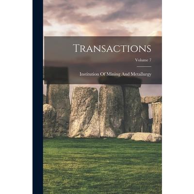 Transactions; Volume 7