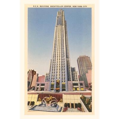 Vintage Journal RCA Building, Rockefeller Center, New York City