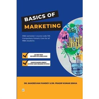 Basics of Marketing For MBA semester 1, Course code 105 Compulsory Generic Core for all MBA students
