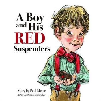 A Boy and His Red Suspenders