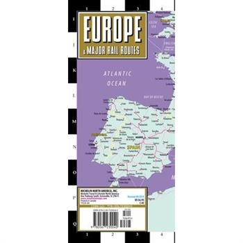 Streetwise Europe Rail Map