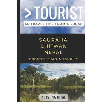 Greater Than a Tourist- Sauraha Chitwan Nepal