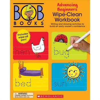 Bob Books - Wipe-Clean Workbook: Advancing Beginners Phonics, Ages 4 and Up, Kindergarten (Stage 2: Emerging Reader)