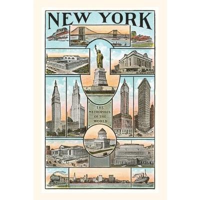 Vintage Journal Scenes of New York City