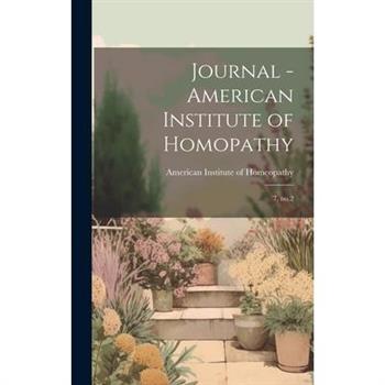 Journal - American Institute of Homopathy